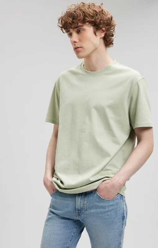 CLASSIC CREW NECK T-SHIRT IN DESERT SAGE Cozy Men's Sherpa