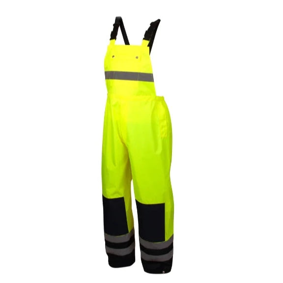 Pyramex® Hi-Vis Waterproof - Breathable Rainwear Safety Bib - Class E - RRWB31 Stylish Men's Tropical 