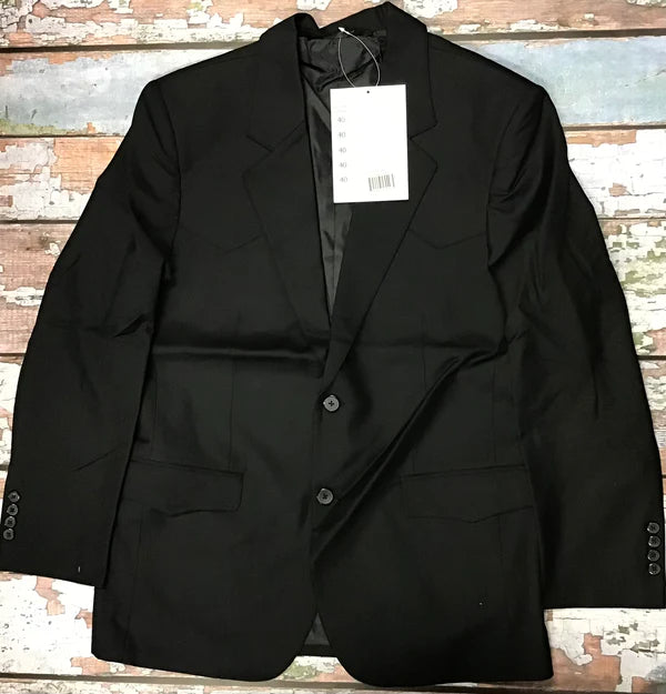 Wyoming Traders Men’s Western Sport Jacket - Black Dapper Men's Bow