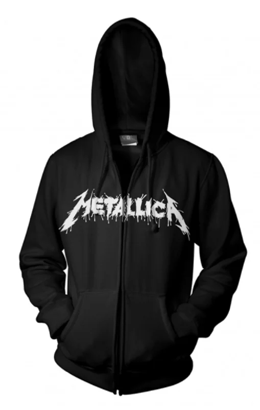 Metallica "One" Zip Hoodie Sleek Men's Metallic