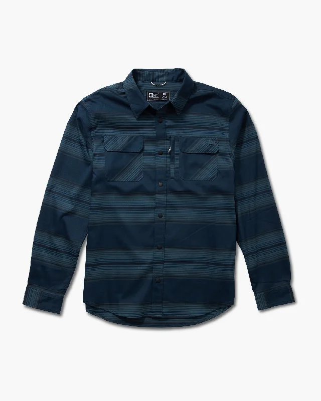 Fathom Tech Flannel - Dark Slate Sporty Men's Tennis