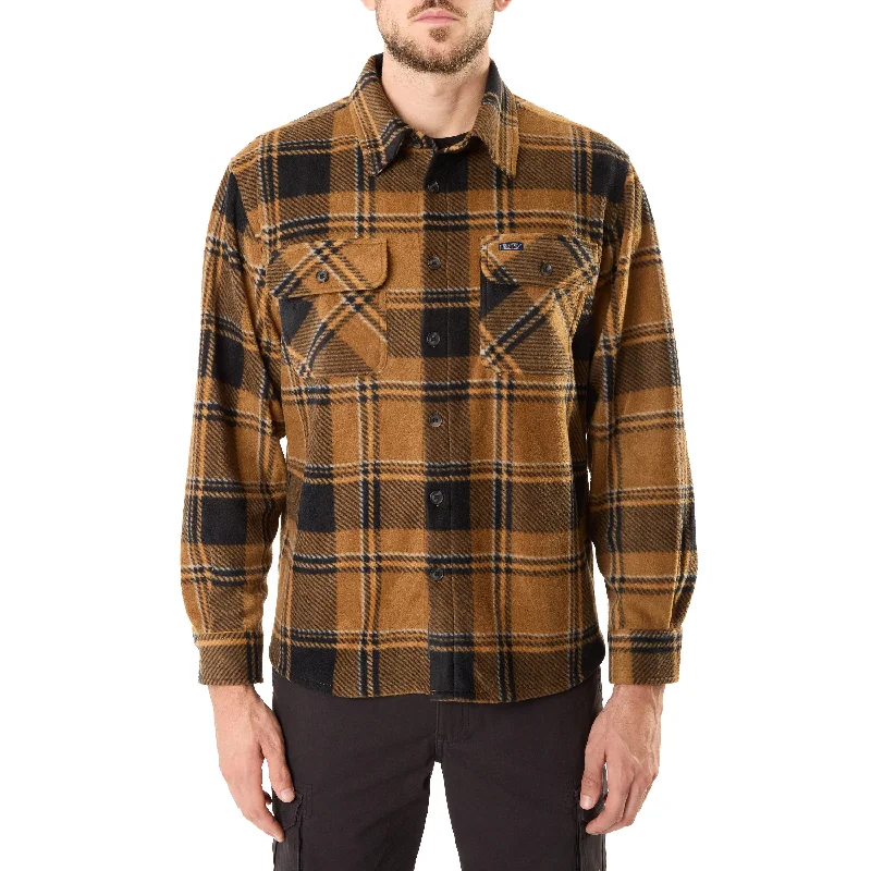 PRINTED PLAID MICROFLEECE SHIRT Cool Men's Skate