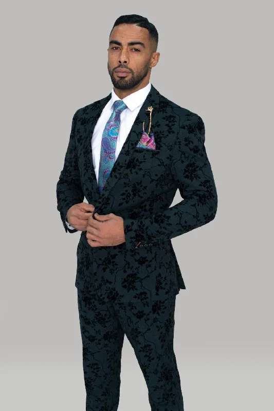 Georgi Floral Blazer Traditional Men's Wool