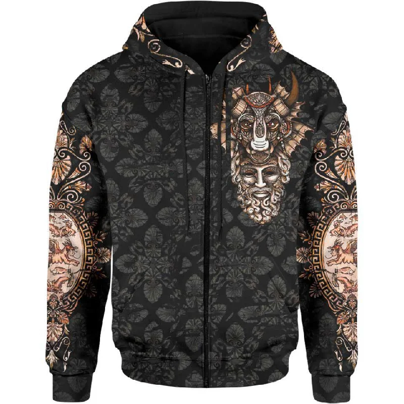 Ophiotaurus Zip Hoodie Artistic Men's Avant