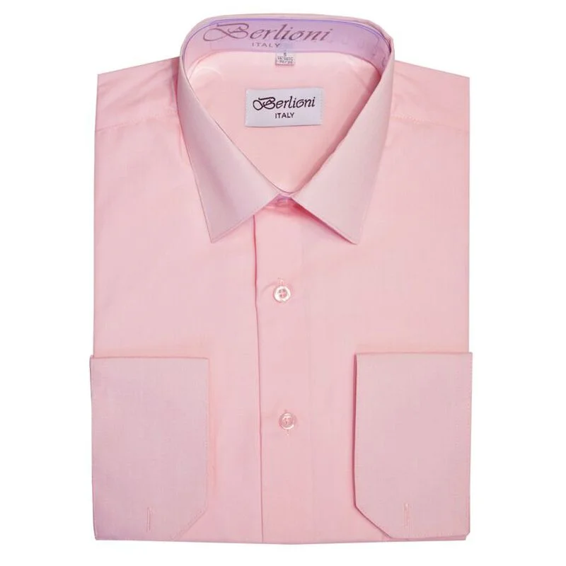 French Convertible Shirt | N°237 | New Pink Trendy Men's Oversized