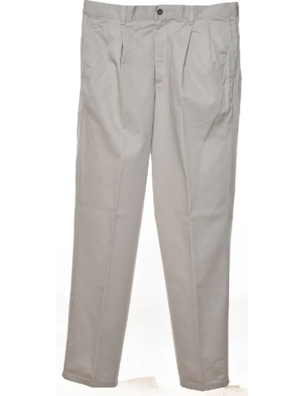 Beige Classic Lee Trousers - W36 L32 British Gentleman Style