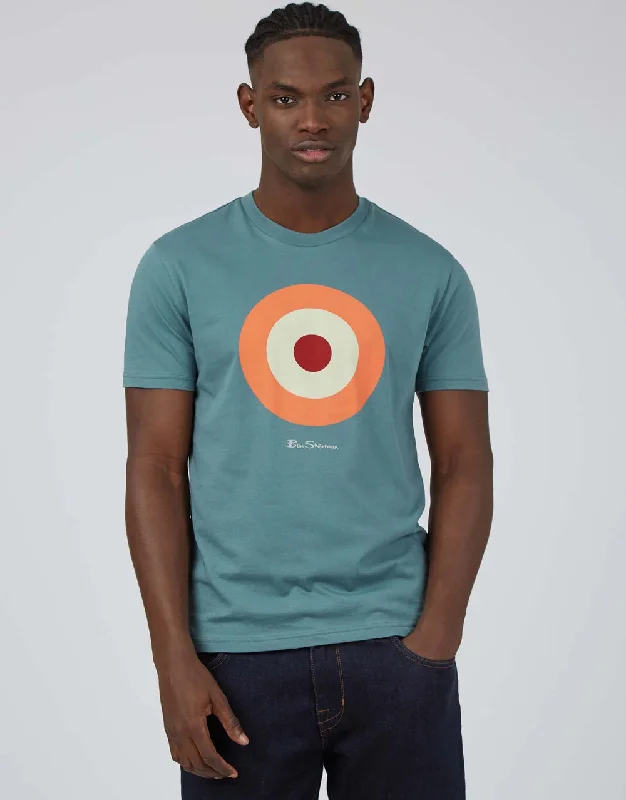 Ben Sherman Signature Target Jade T-shirt Sleek Men's Metallic