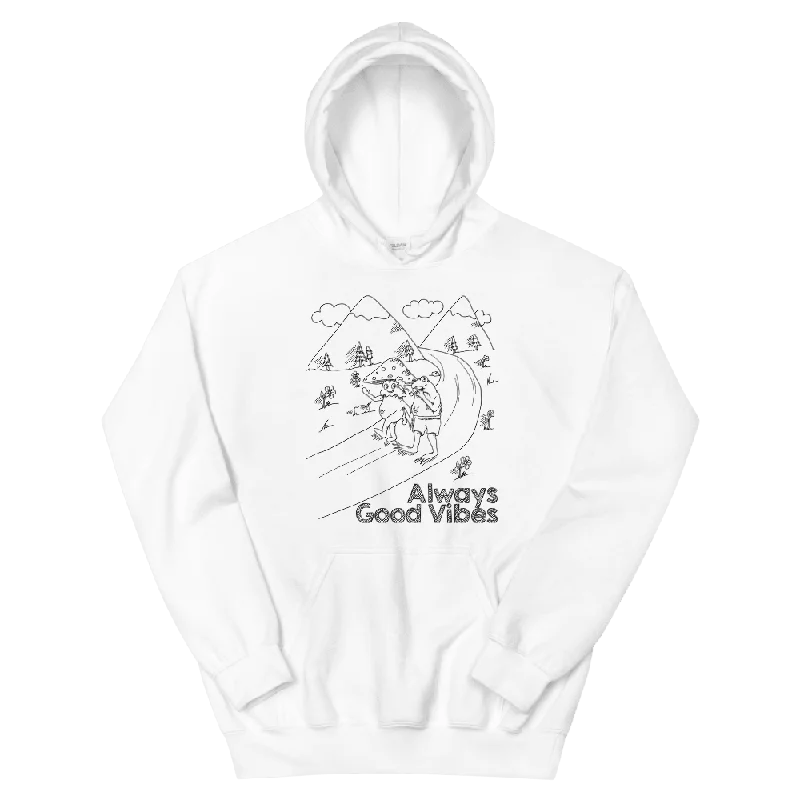 Always Good Vibes Graphic Hoodie Vintage Men's 1970S Disco