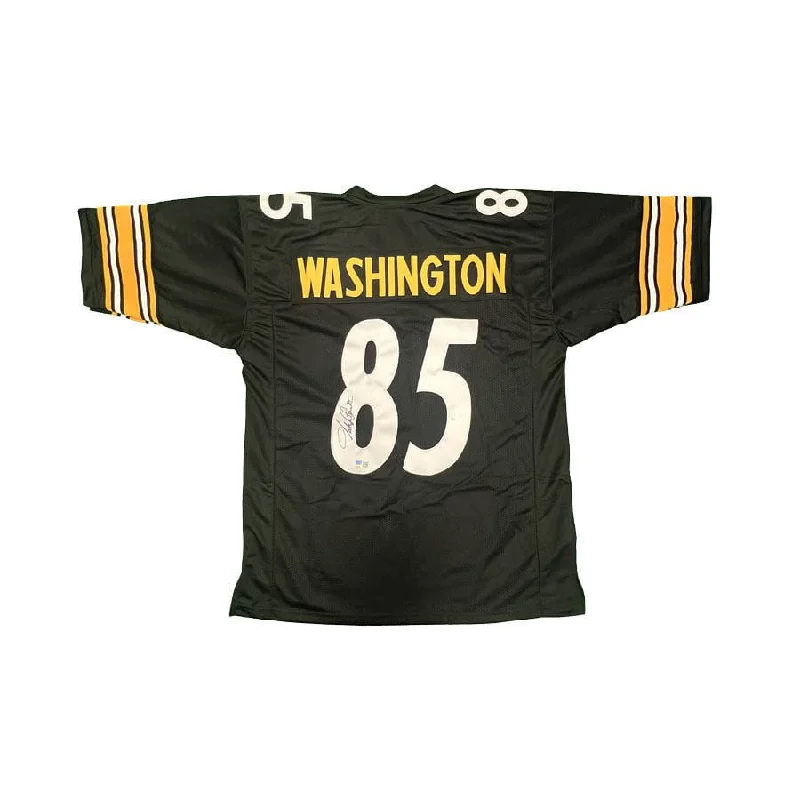 Nate Washington Signed Custom Black Football Jersey Dapper Men's Bow