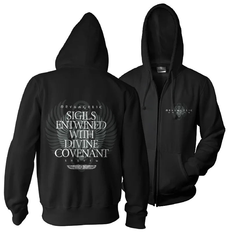 Devangelic "Divine Covenant" Zip Hoodie Athletic Men's High