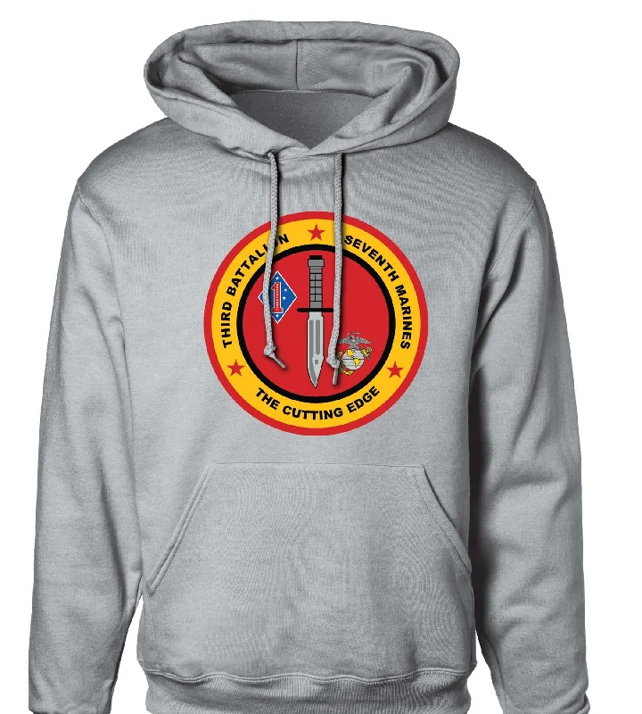 3rd Battalion 7th Marines Hoodie Elegant Men's Cashmere