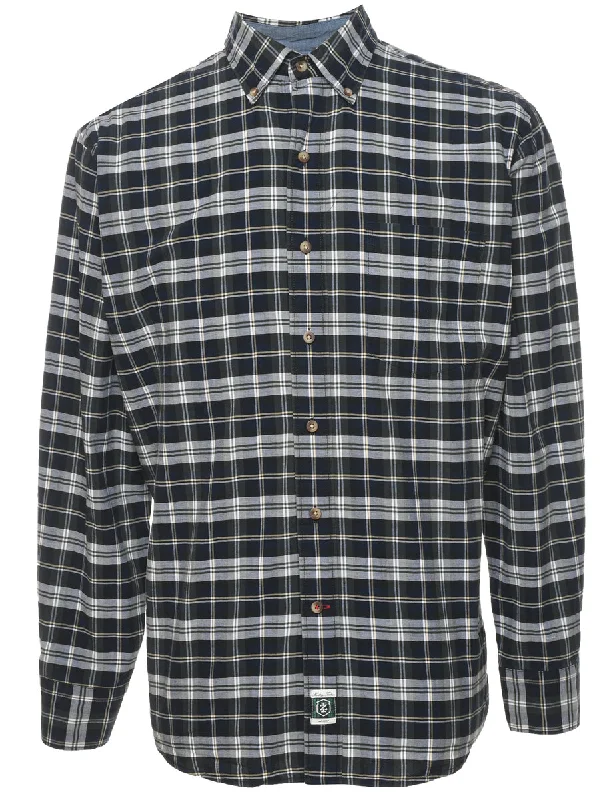 Izod Checked Shirt - M Traditional Men's Wool