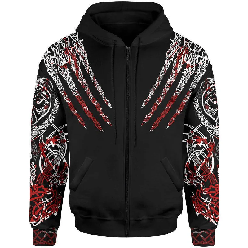 Berserker Zip Hoodie-Limited Confident Men's High