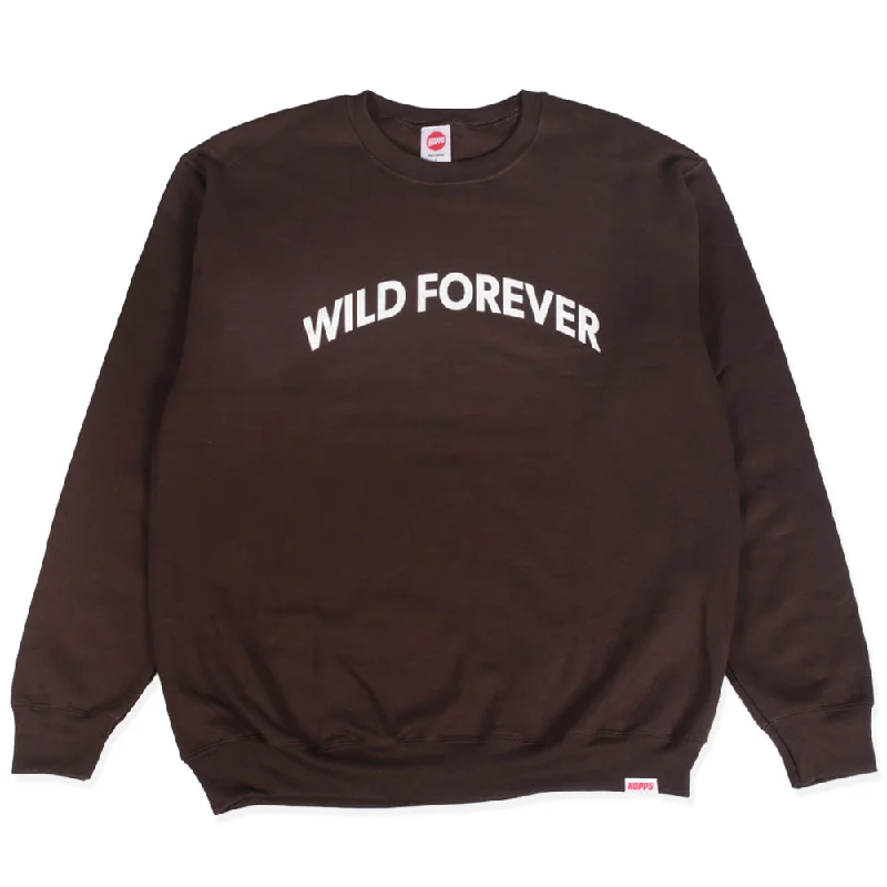 Hopps Wild Forever Crewneck Brown Dapper Men's 1920S