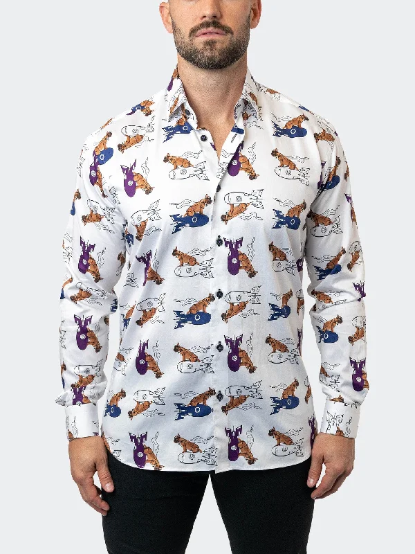 Fibonacci RocketDog White Hip Men's Retro