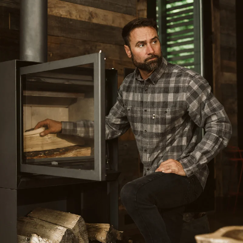 Montana Corduroy Shirt | Wash Gray Tailored