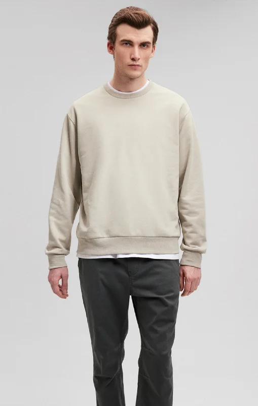 SWEATSHIRT IN EUCALYPTUS Relaxed Men's Beach