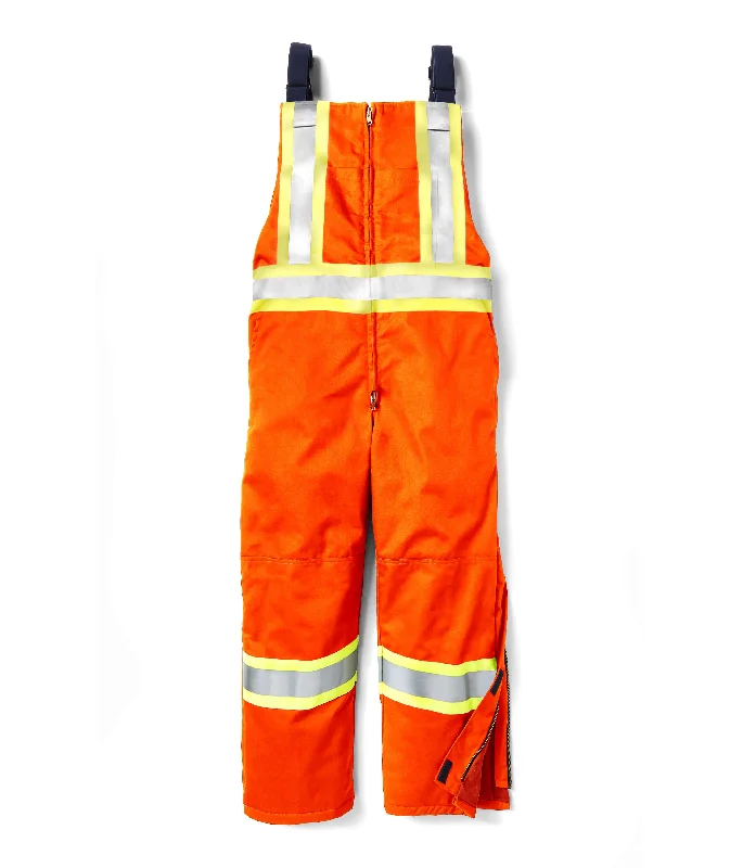 Rasco FR Hi Vis Orange Insulated Bib Overall with 4" Reflective Tape FR6706OH Sporty Men's Tennis