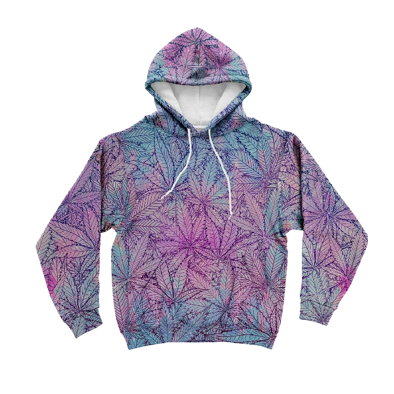 Canna~ Pattern All Over Print Unisex Hoodie Dynamic Men's Glow