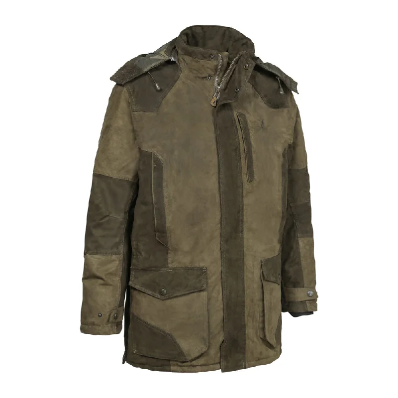 Percussion Grand Nord Jacket - Khaki Polished Men's Satin