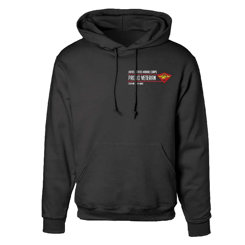 3rd Marine Air Wing Proud Veteran Hoodie Cozy Men's Winter