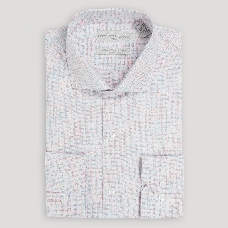 The Colm Dress Shirt | Semi Spread Collar | Mitered Barrel Cuff Sharp Men's Italian