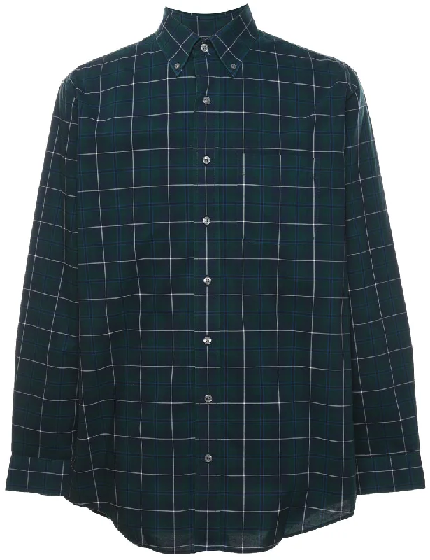 L.L. Bean Checked Shirt - M Casual Men's Japanese 