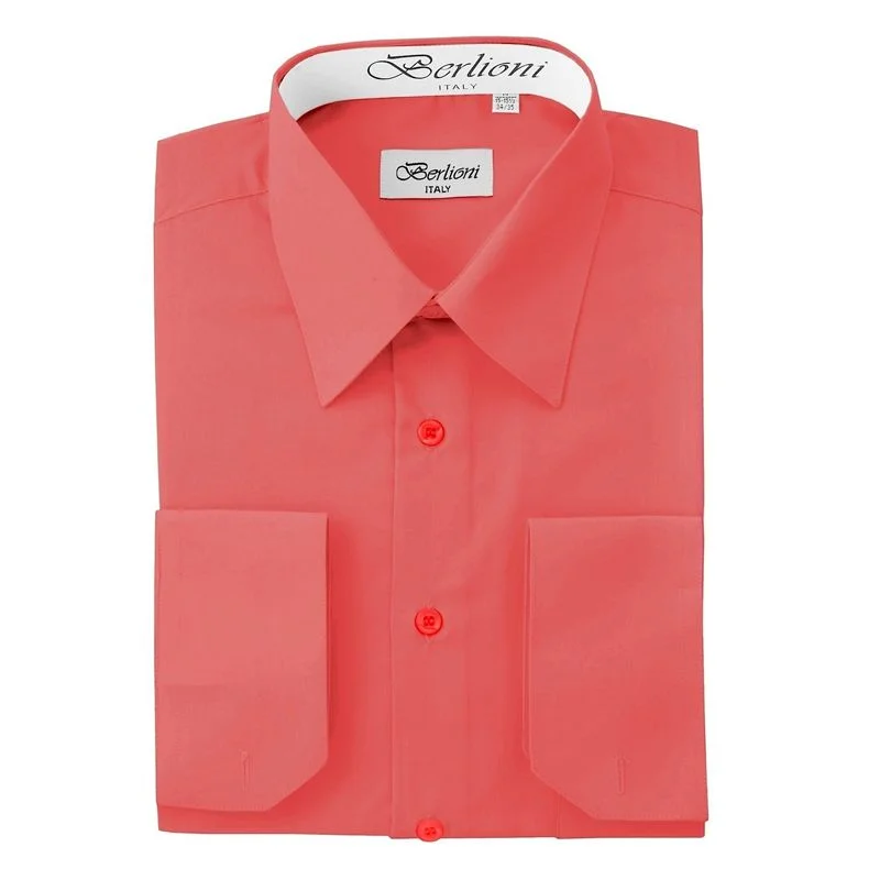 French Convertible Shirt | N°231 | Coral Youthful Men's Pop