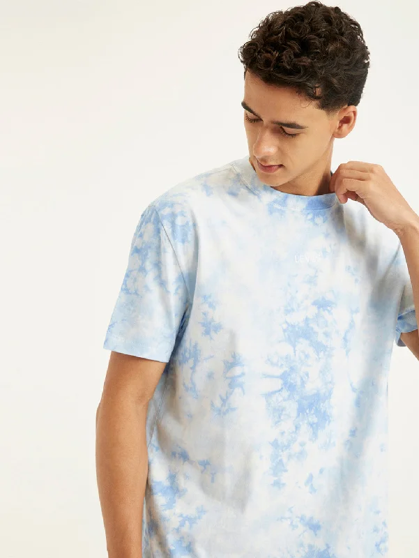 Men's Tie-Dye Regular Fit T-Shirt Casual Men's Short