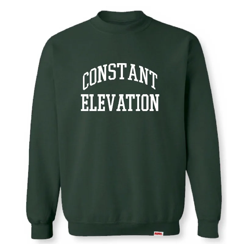 Hopps Constant Elevation Crewneck Sweatshirt Hunter Green Relaxed Men's Australian 