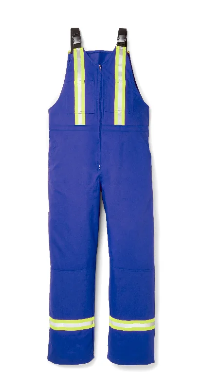 Rasco FR Royal Blue Light Weight Bib Overalls w/ 2'' CSA Reflective FR2505RB Trendy Men's Oversized