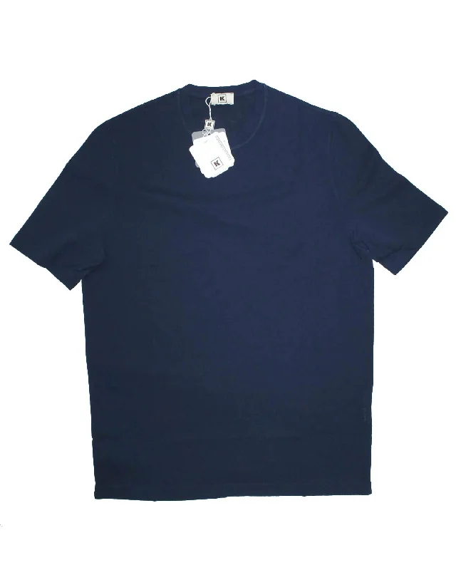 Kired Kiton T-Shirt Navy Crêpe Cotton EU 50/ M Practical Men's Quick