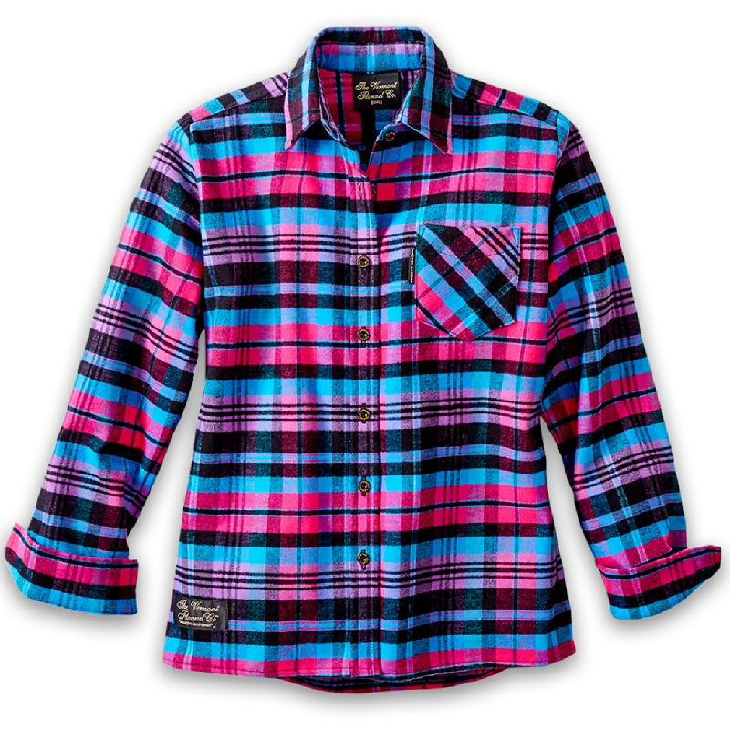 Women's Classic Flannel Shirt - Tropic Vacation