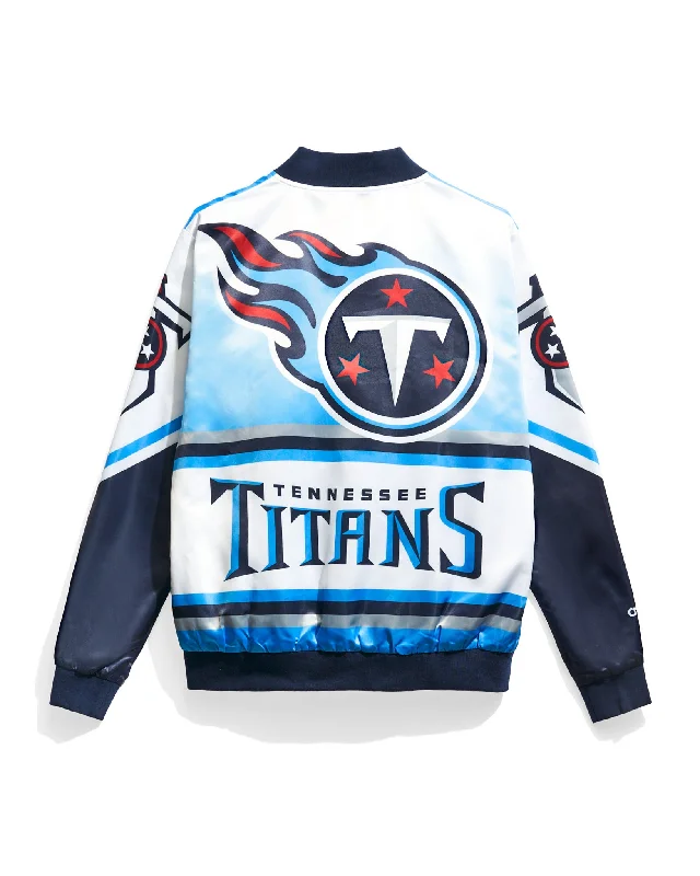 Tennessee Titans Fanimation Satin Jacket Streetwear Style