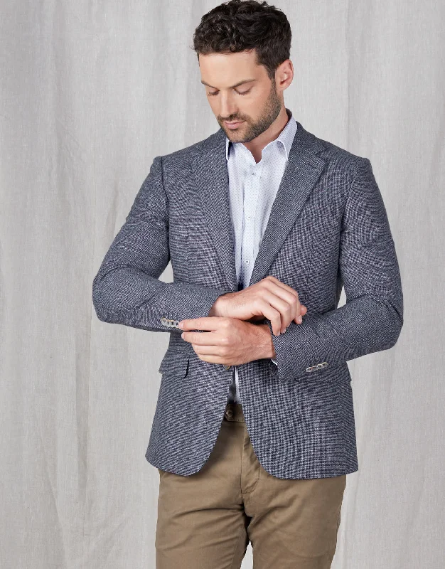 Hawker Blue Basket Weave Blazer Dynamic Men's High