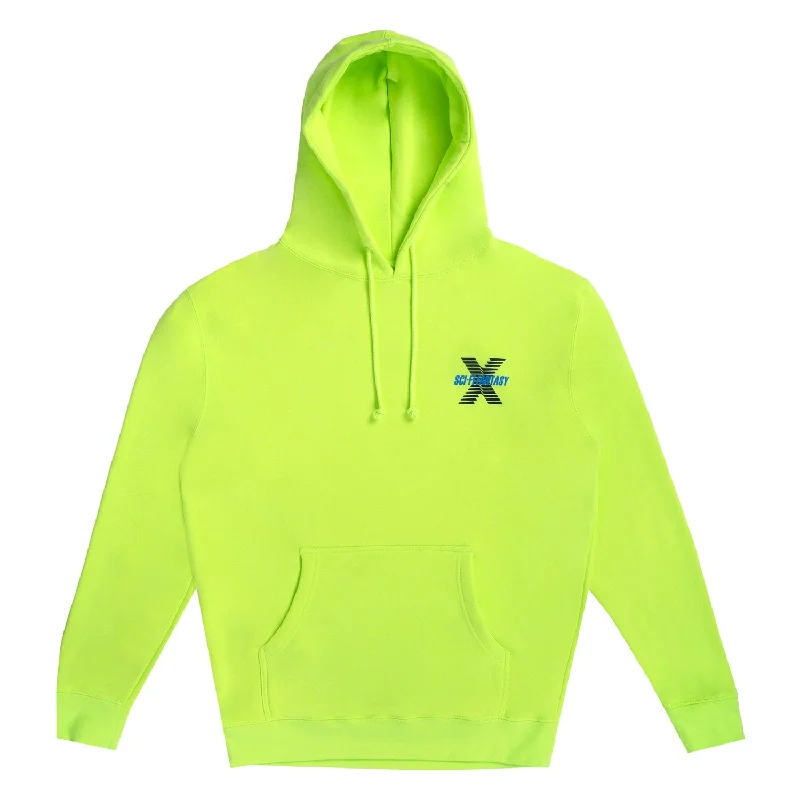 Sci-Fi Fantasy New X Hood Safety Yellow Modern Men's Geometric