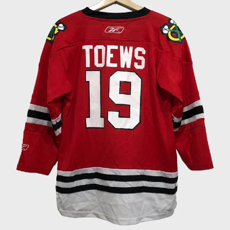 Vintage Jonathan Toews Chicago Blackhawks Jersey Youth L/XL Modern Men's 