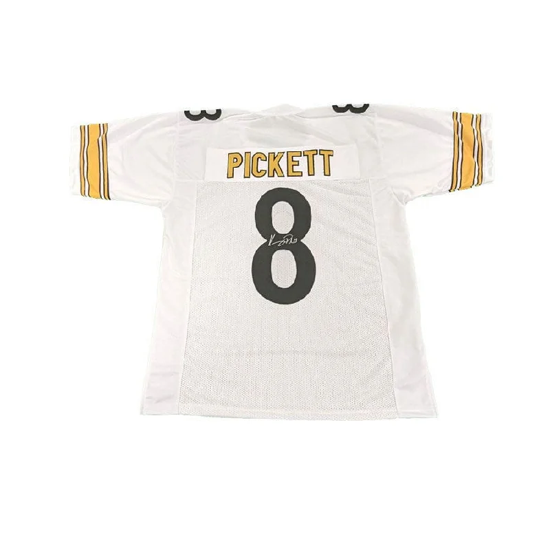 Kenny Pickett Signed Custom White Pro-Style Football Jersey Bohemian Men's Free