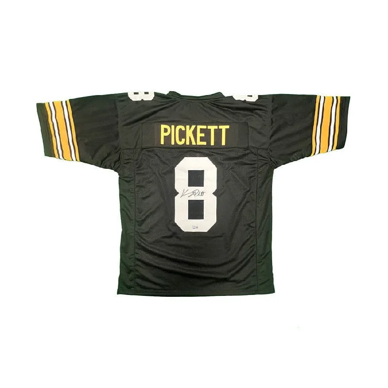 Kenny Pickett Signed Custom Black Pro-Style Football Jersey with Block #'s Refined Men's Classic 