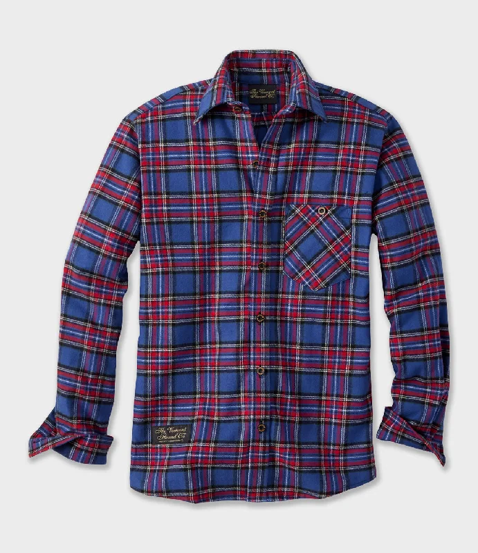 Fitted Flannel Shirt - Hepburn Cozy Men's Sherpa