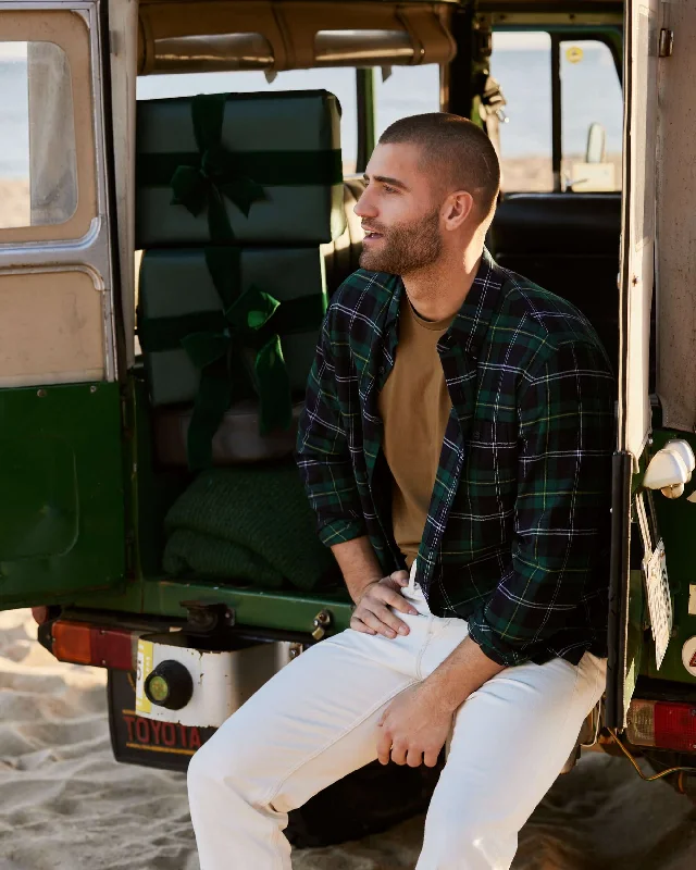 Holiday Antique Flannel In Verdant Green Lumberjack