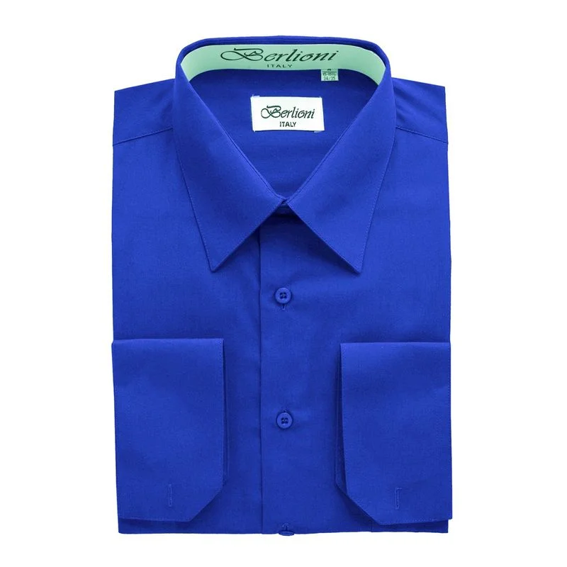 French Convertible Shirt | N°233 | Royal Blue Athletic Men's High