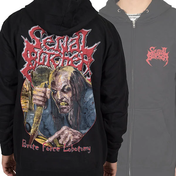 Serial Butcher "Brute Force Lobotomy" Zip Hoodie Vacation