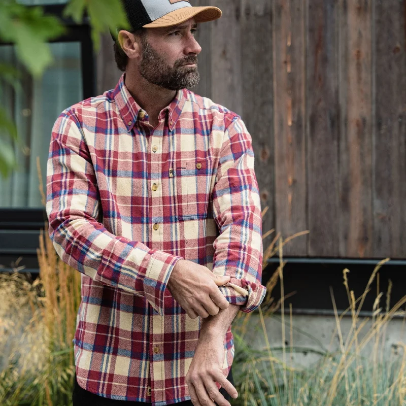 Fairbanks Flannel Shirt | Wheat Fire Hip Men's Urban