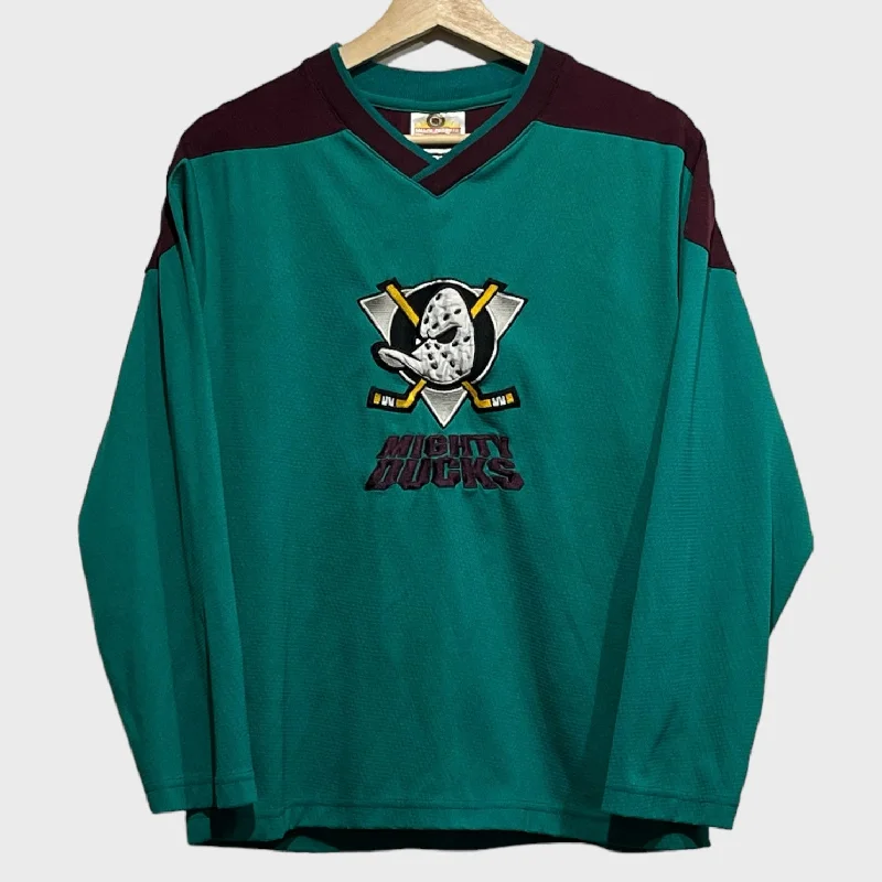 Vintage Anaheim Mighty Ducks Jersey Youth L Gym