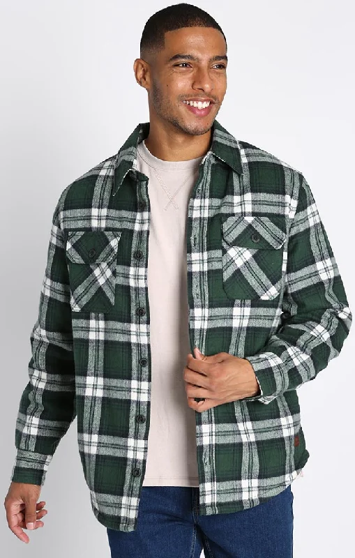 GREEN PLAID FLANNEL