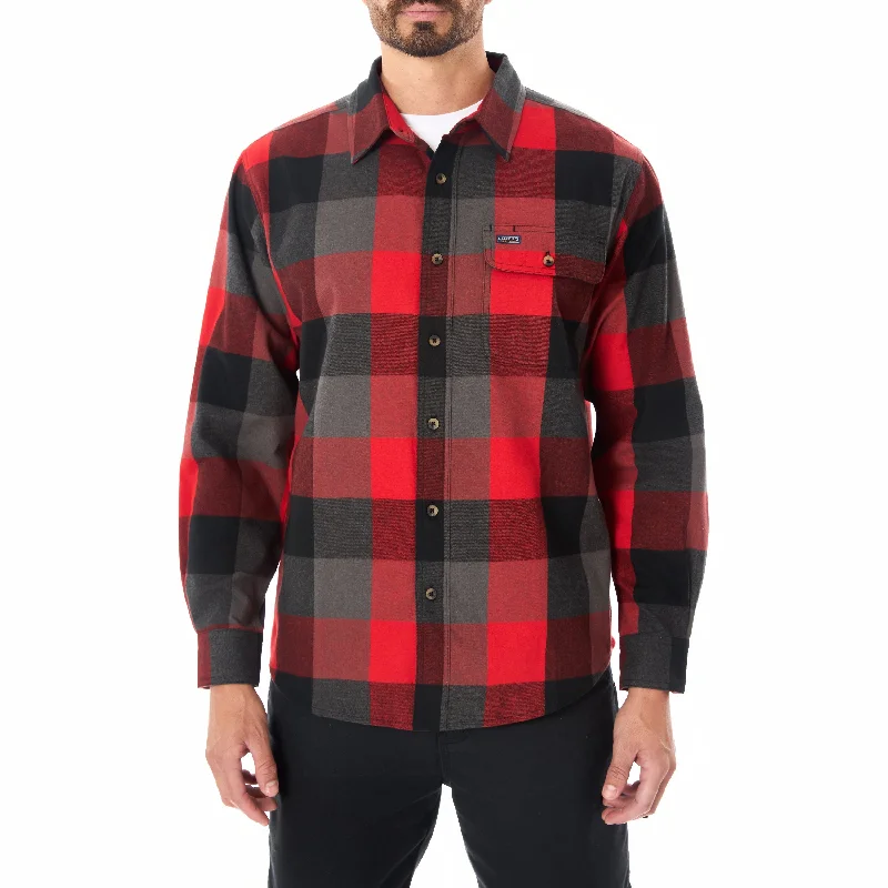 LONG SLEEVE BUFFALO FLANNEL SHIRT Modern Men's Geometric