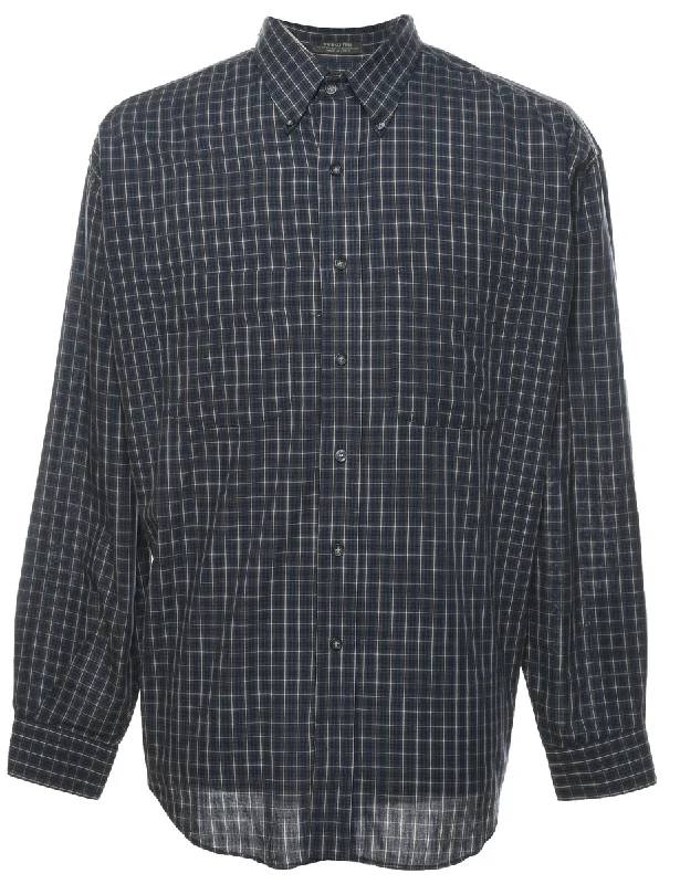 Van Heusen Checked Shirt - L Youthful Men's Pop