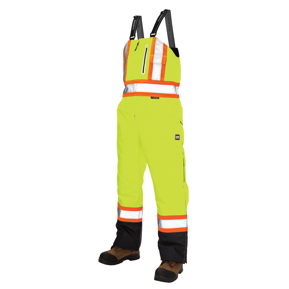 Tough Duck Ripstop Insulated Safety Bib Overall S876 Casual Men's Short