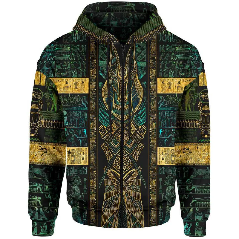 Book Of The Dead Zip Hoodie Stylish Men's Tropical 